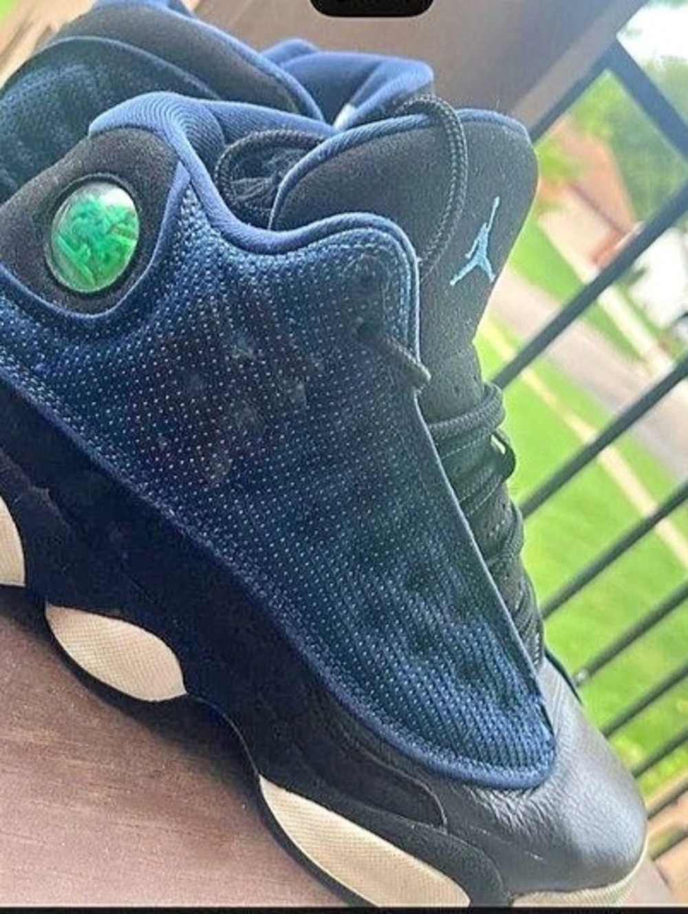 Jordan Air Jordan 13 Retro Boys US 5Y Blue & Black Sneakers